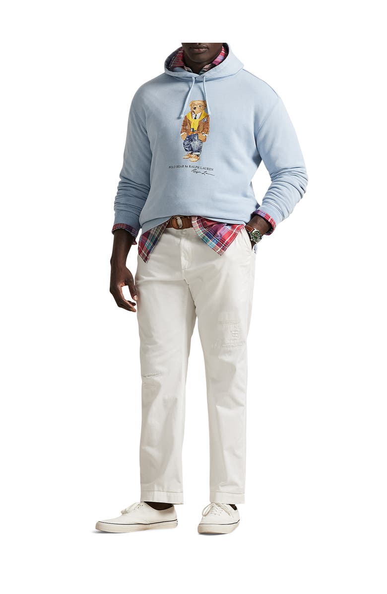 Polo Ralph Lauren Big 
Tall Bear Fleece Pullover Hoodie, Alternate, color, Blue