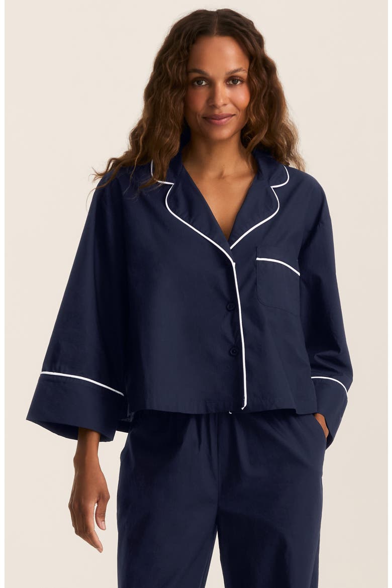 Celine Pajamas, Alternate, color, NAVY