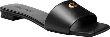 COACH Sculpted C Slide Sandal (Women) | Nordstrom