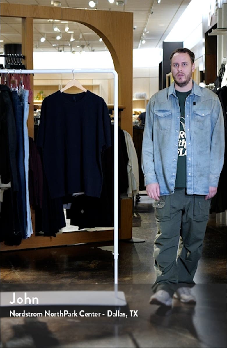 Oversize Stretch Crewneck T-Shirt
