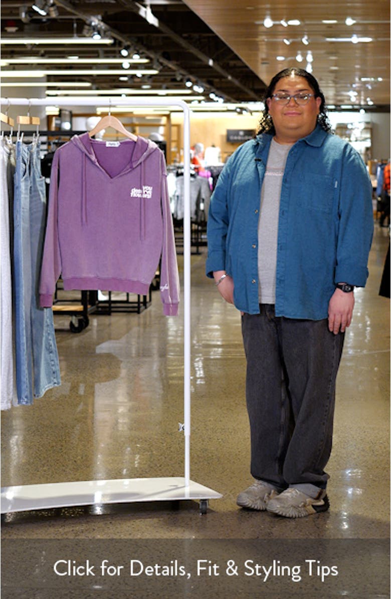 You Deserve Flowers French Terry Graphic Hoodie, sales video thumbnail