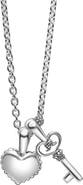 LAGOS Kids' Kinder Key & Heart Charm Necklace