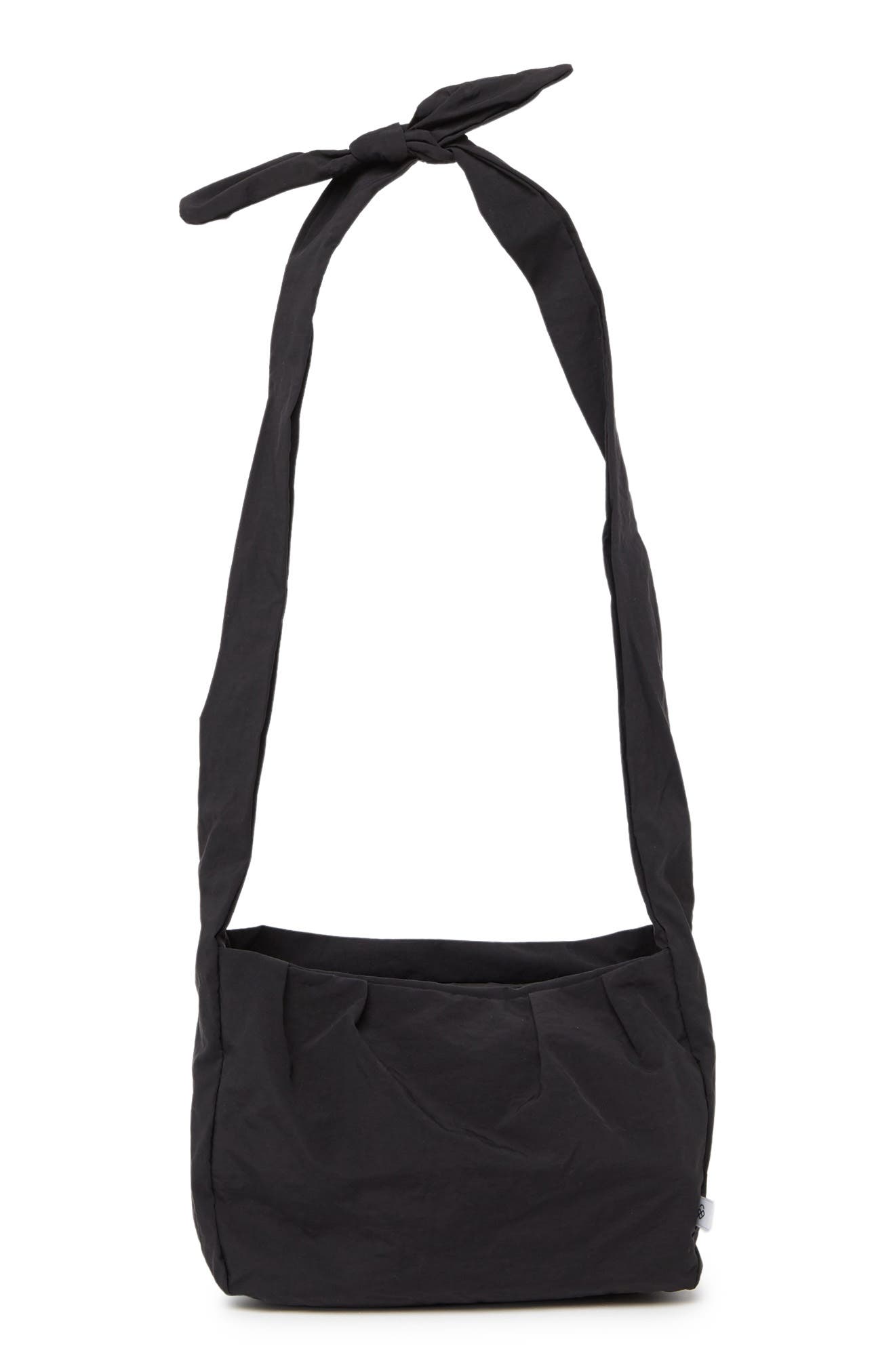 Street Level Gathered Hobo w/ Bow Strap, Main, color, 