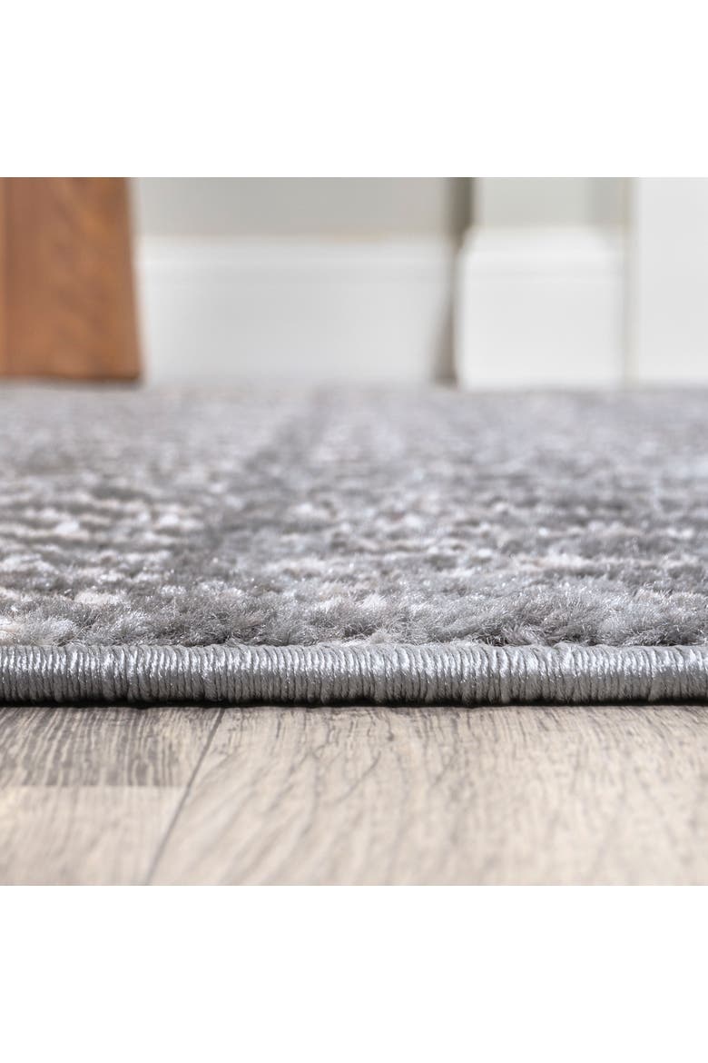 Arta Moroccan Vintage Geometric Area Rug, Alternate, color, Gray/Cream