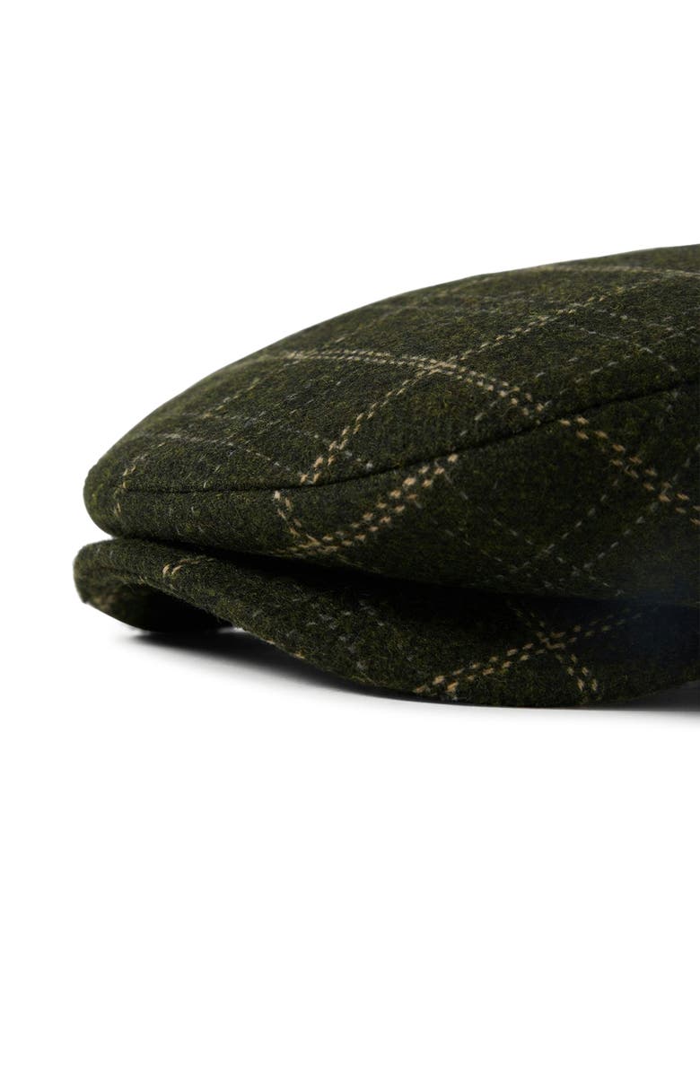 Brixton Barrel Driving Cap, Alternate, color, Moss/ Sand