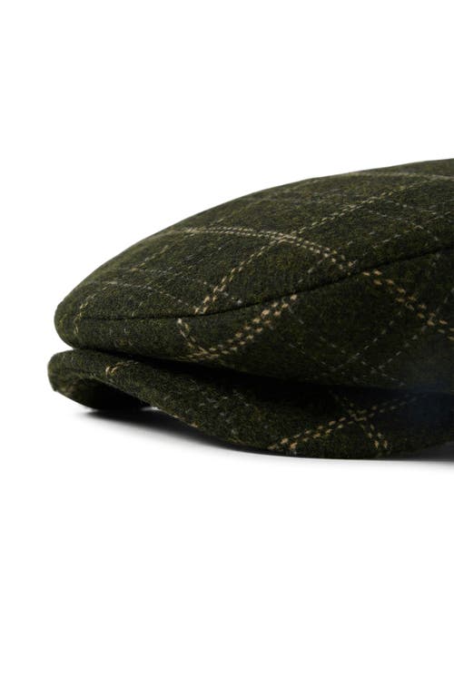 Brixton Barrel Driving Cap In Green