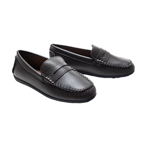 Moustache Mocha Faux Leather Penny Loafers By Childsplay Clothing