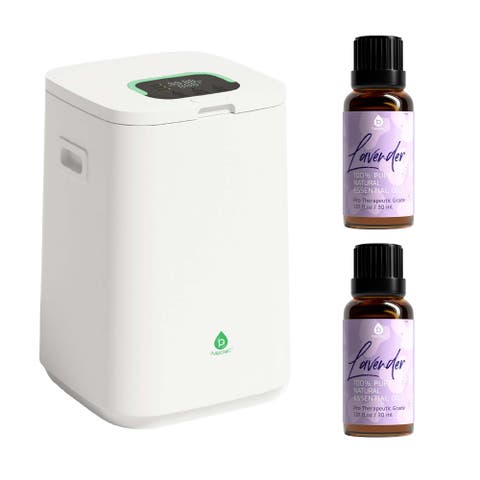Luxury Home Spa Bundle Towel Warmer & Lavender Essential Oil