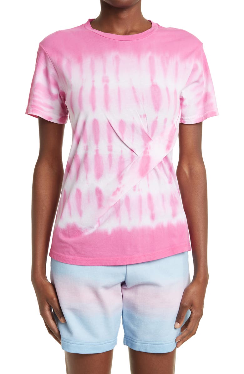 Derek Lam 10 Crosby Teddie Twist Detail T-Shirt, Main, color,