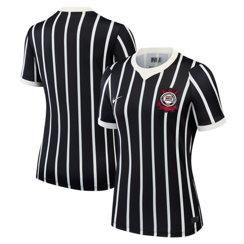 Women's Nike Black Corinthians 2026 Away Stadium Replica Jersey