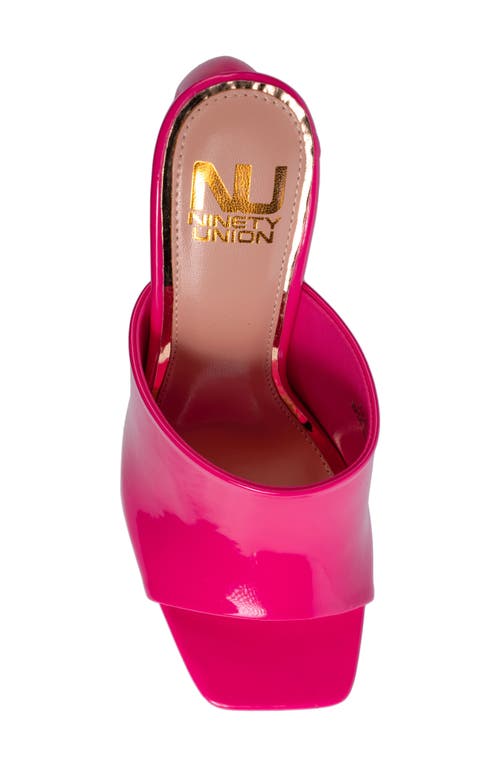 Ninety Union Jloo Slide Pump In Berry