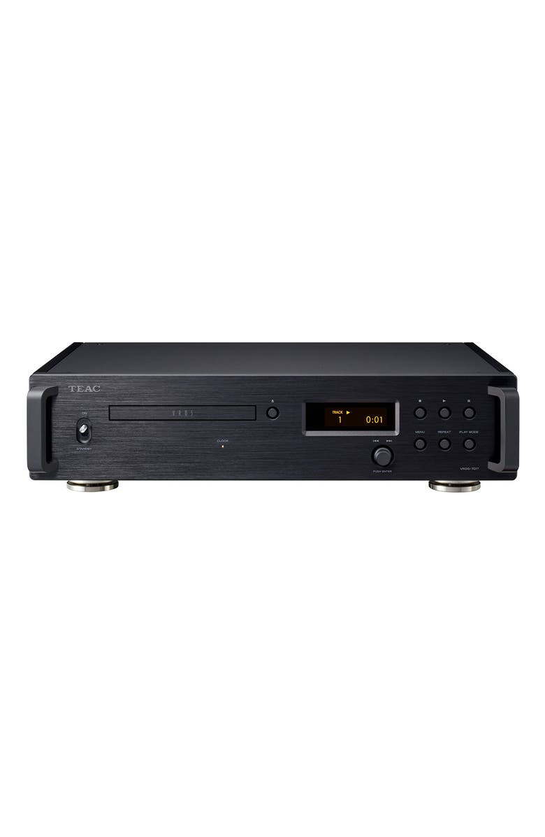 TEAC VRDS-701T CD Transport with MQA Decoding & External Clock Input, Main, color, Black