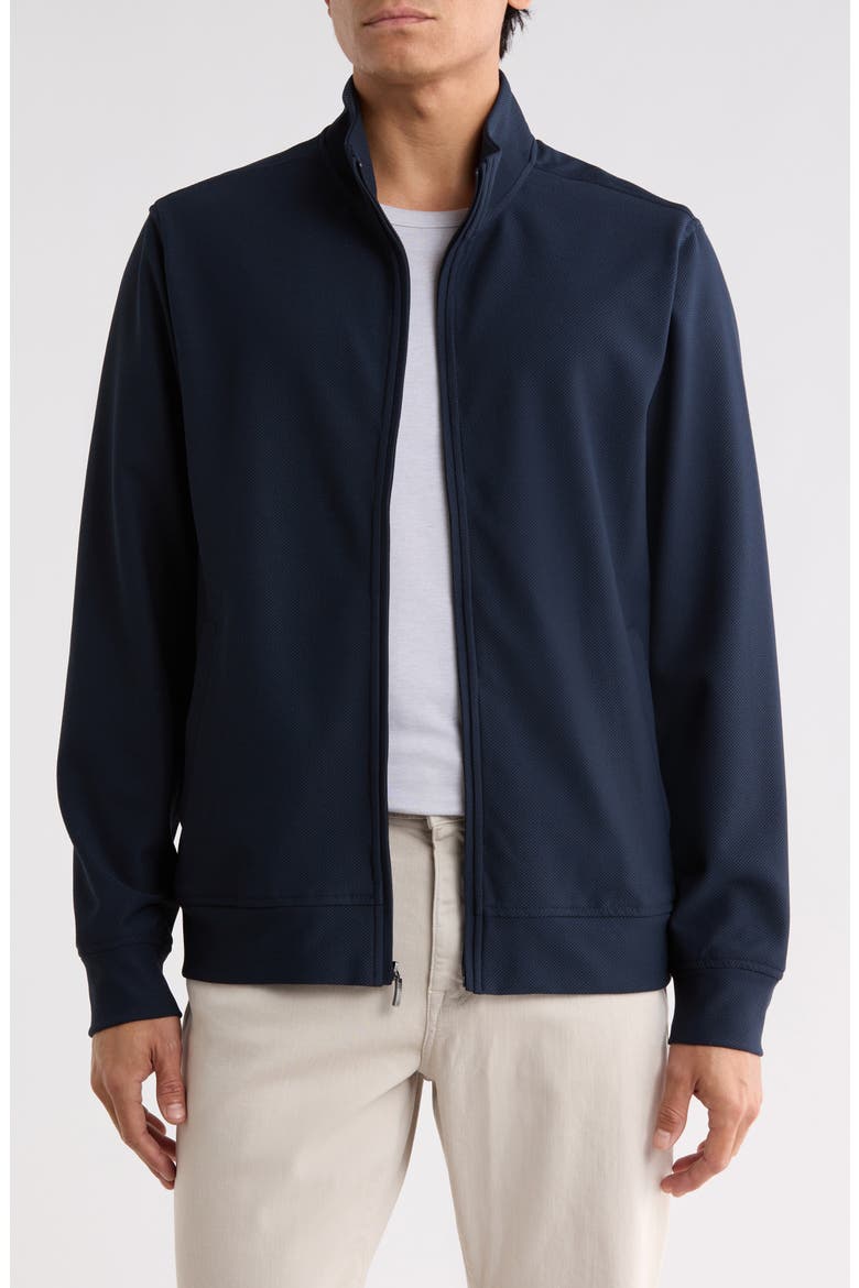 Femi Full Zip Jacket, Main, color, DARK CASPIAN