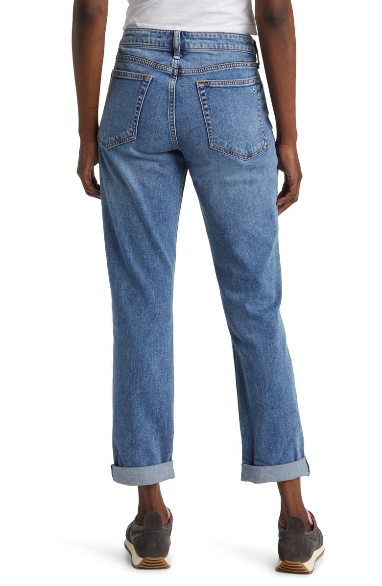 rag & bone Dre Distressed Low Rise Slim Boyfriend Jeans, Alternate, color,