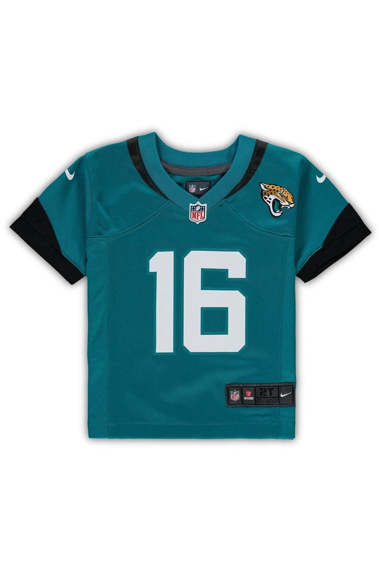Preschool Nike Trevor Lawrence Teal Jacksonville Jaguars Game Jersey, Alternate, color, Teal