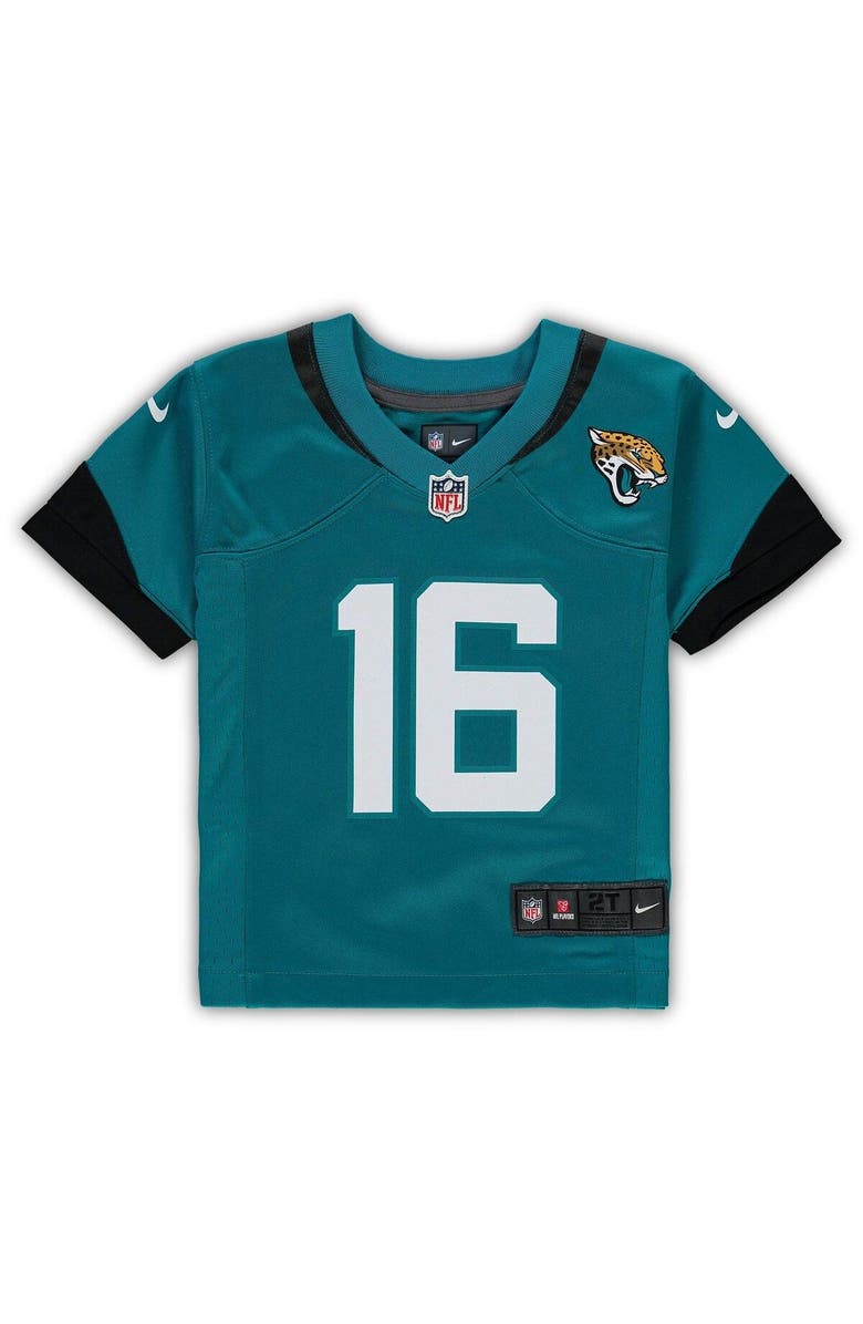 Nike Preschool Nike Trevor Lawrence Teal Jacksonville Jaguars Game Jersey, Alternate, color, 