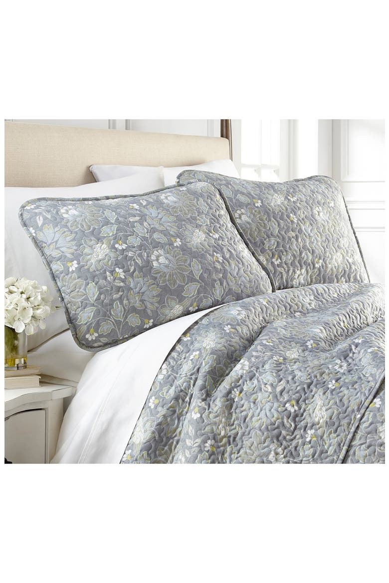 Luxury Premium Collection Ultra-Soft Quilt Cover Set, Alternate, color, BLOSSOM BLUE