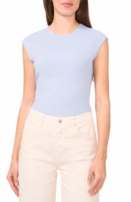 Halogen® Extended Shoulder Sleeveless Top