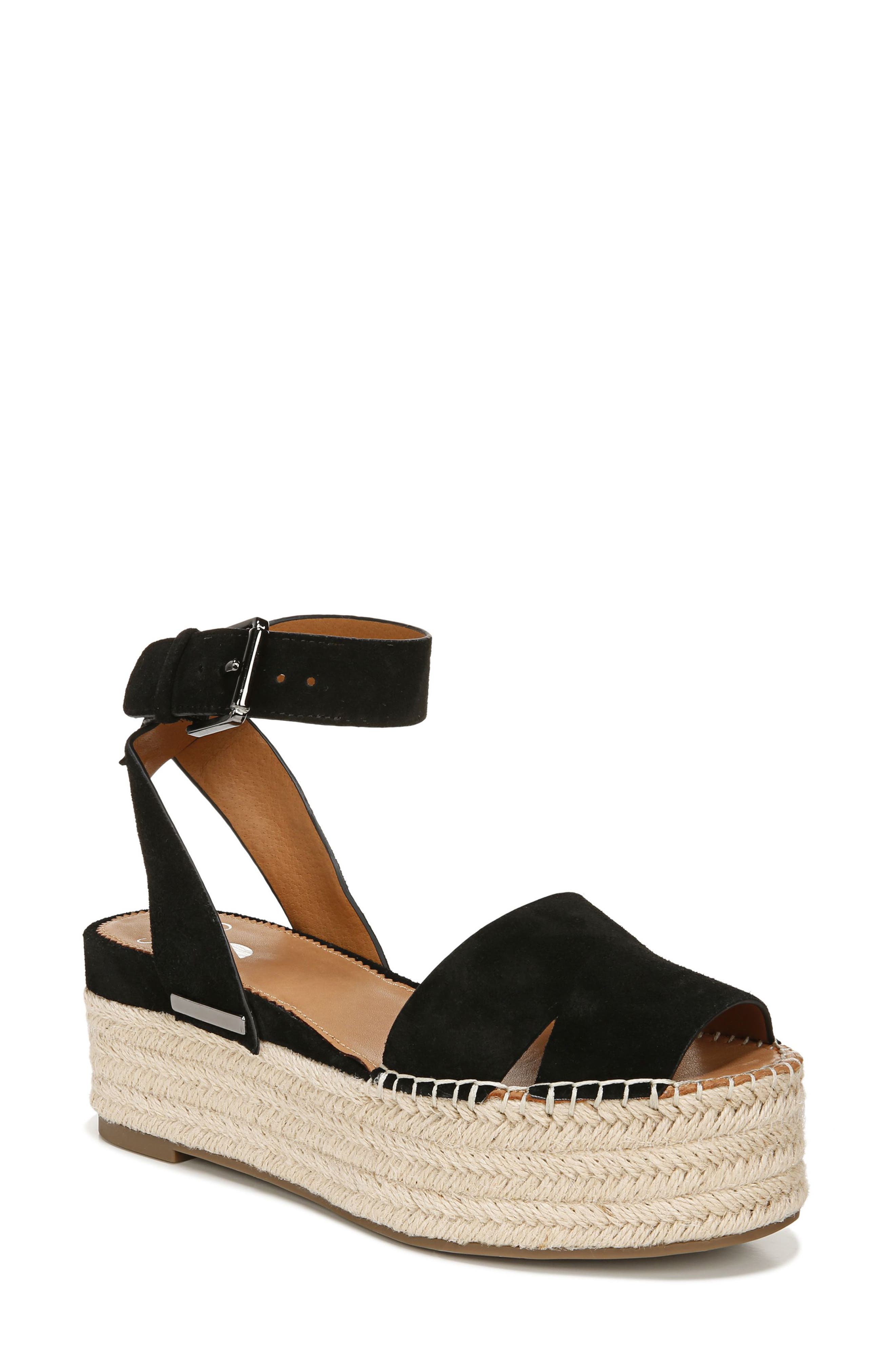 SARTO by Franco Sarto Lexie Platform Espadrille Sandal, Main, color, 