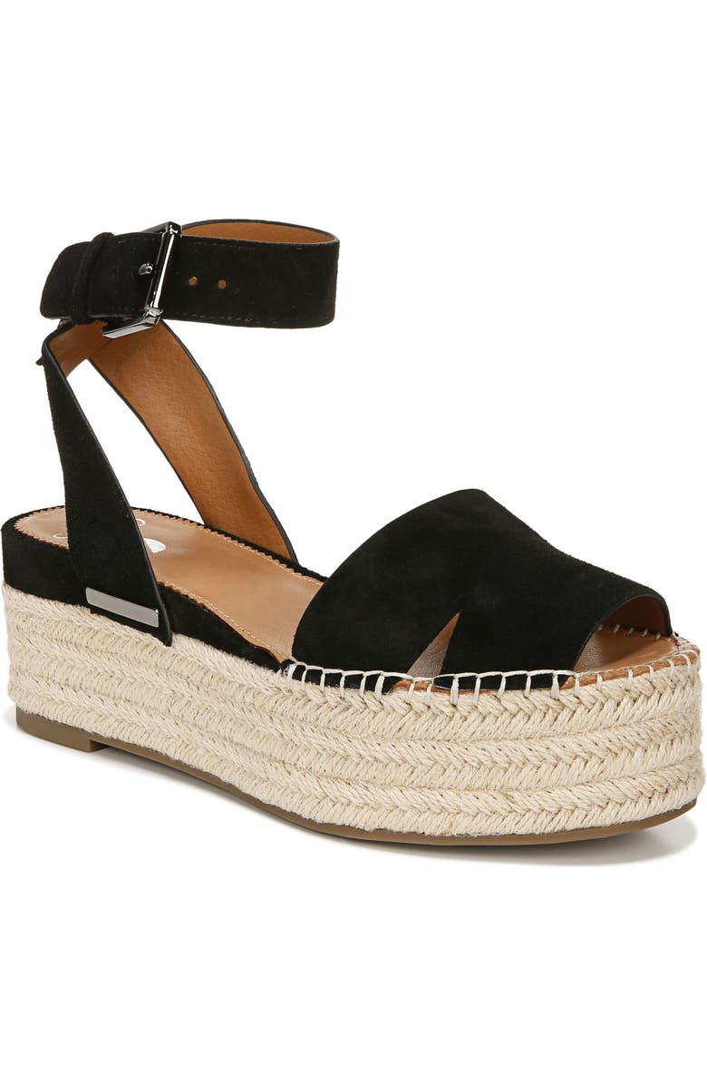 SARTO by Franco Sarto Lexie Platform Espadrille Sandal, Main, color,