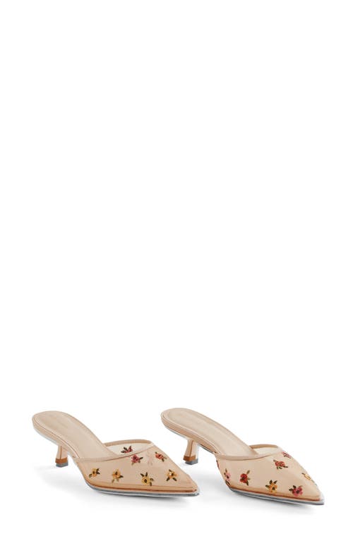REFORMATION REFORMATION WILDA POINTED TOE KITTEN MULE