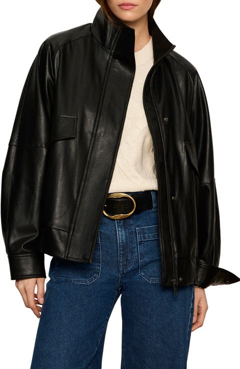 Alana Faux Leather Jacket