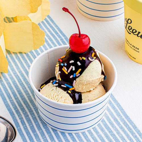 Daydream Society Frenchie Striped Treat Cups In Cobalt