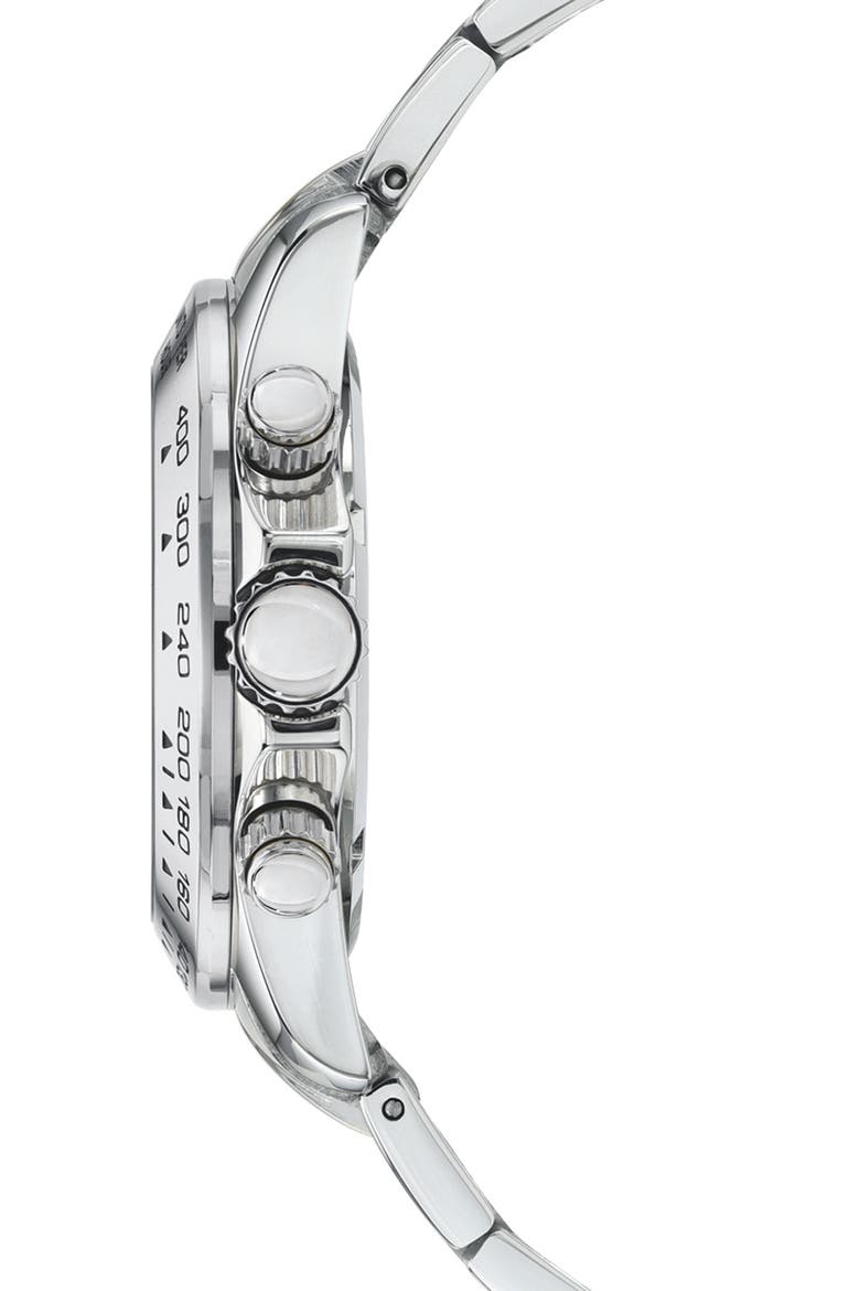 Preston Bracelet Watch, 44mm, Alternate, color, SILVER