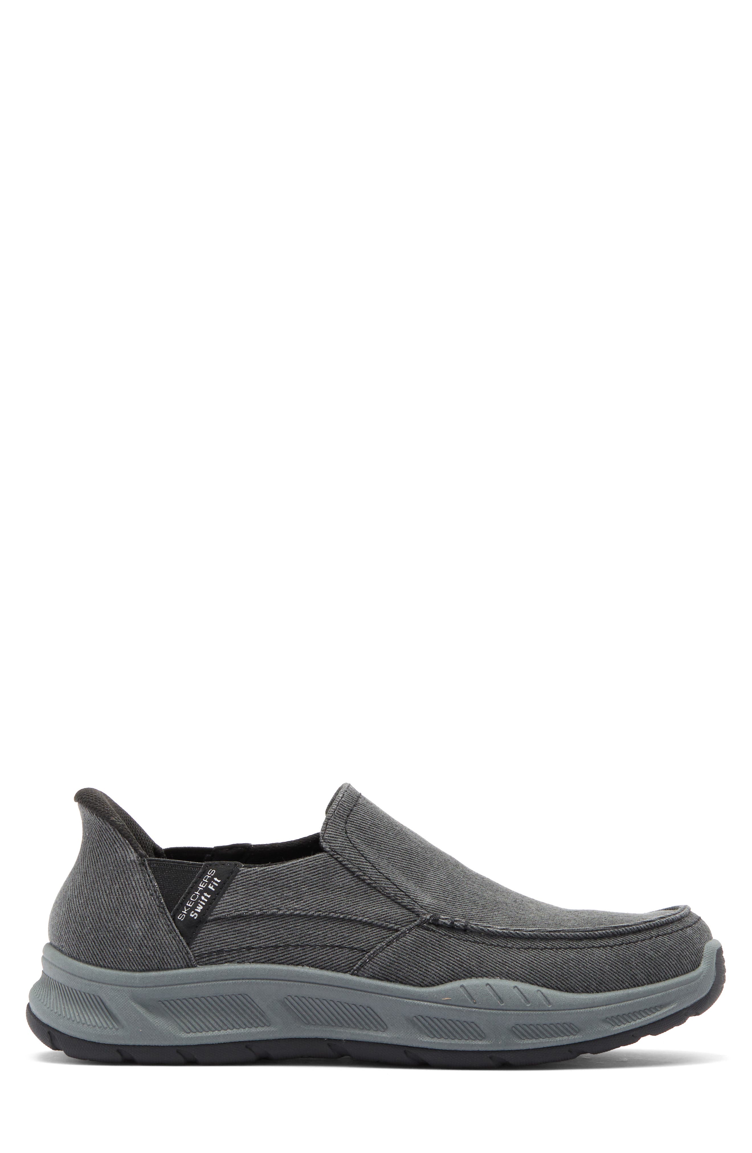 SKECHERS Swift-Fit Slip-On Sneaker, Alternate, color, Washed Black