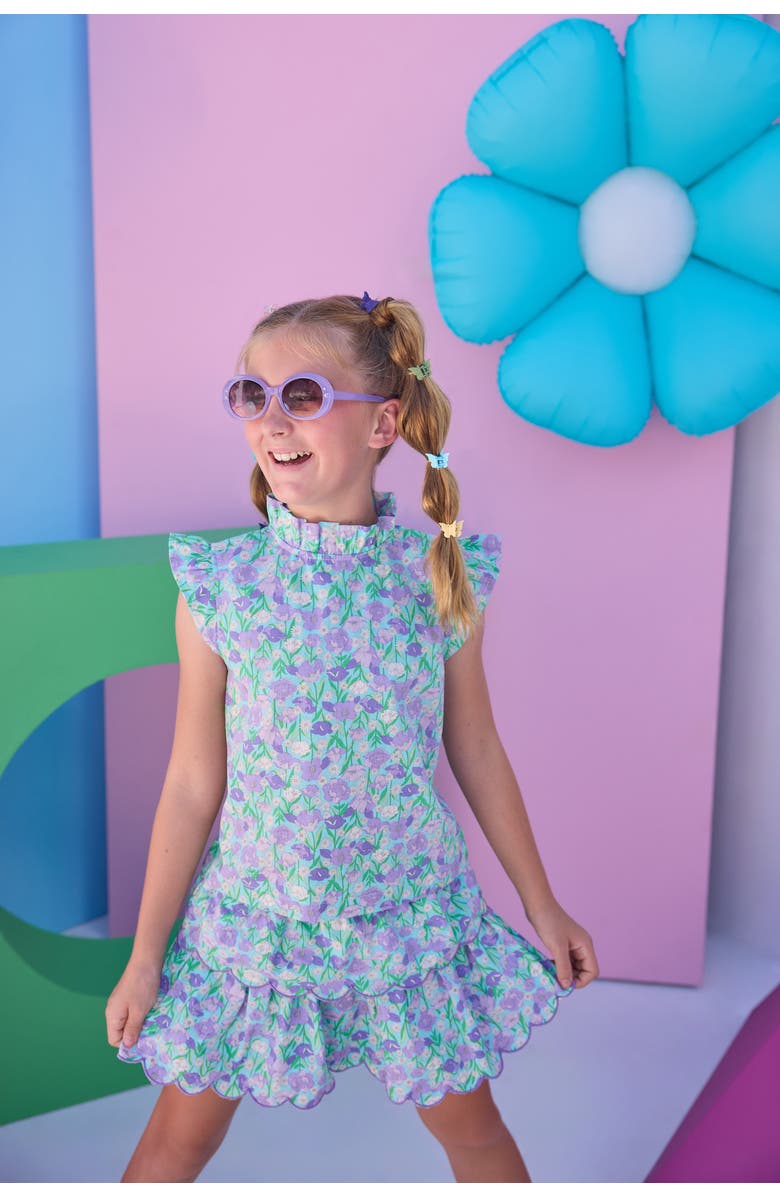 BISBY Kids' Floral Tinsley Top, Alternate, color, Tillies Tulips