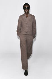 COS Boiled Wool-blend Barrel-leg Pants