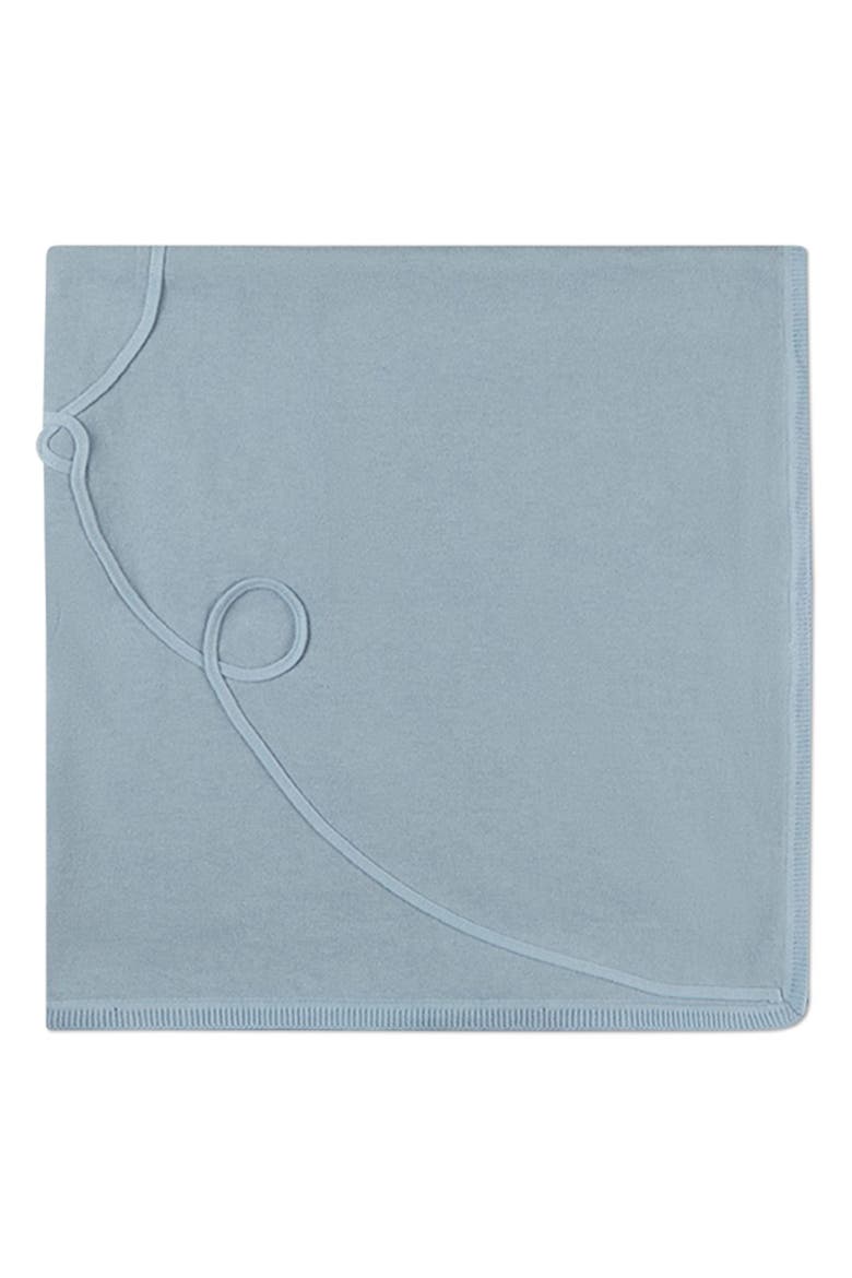 Baby  Sweater Knit Blanket with 3D Balloon Accent, Alternate, color, Blue