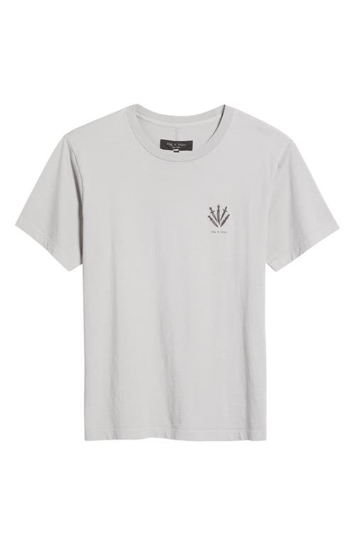 Rag & Bone Men's Dagger Short-sleeve T-shirt In Gray