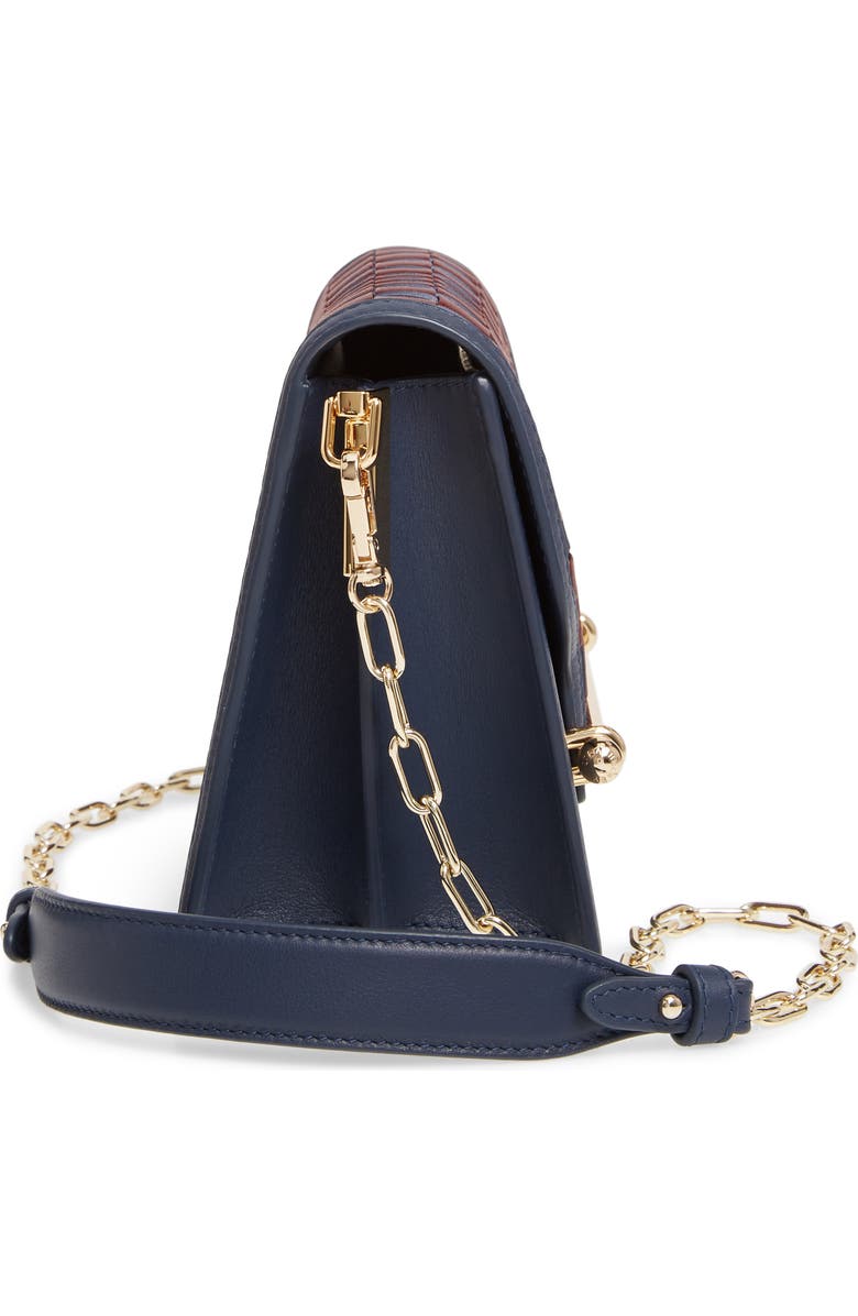 Strathberry Weave East/West Satin & Leather Crossbody Bag, Alternate, color,