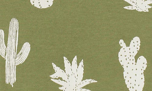 L'ovedbaby Print Organic Cotton Tank Bodysuit & Bloomers Set In Green