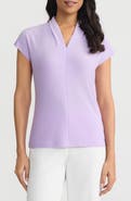 KASPER Cap Sleeve Woven Shirt