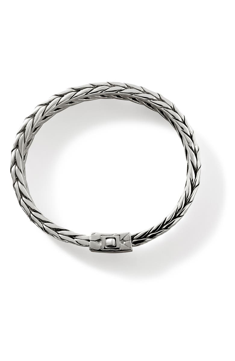 John Hardy Hammered Chain Bracelet, Alternate, color, Silver
