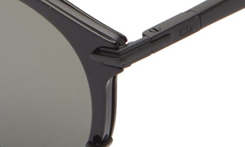 Dior 'blacksuit R7u 50mm Round Sunglasses In Black