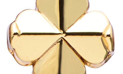 Kate Spade New York Spade Flower Huggie Hoop Earrings In Gold