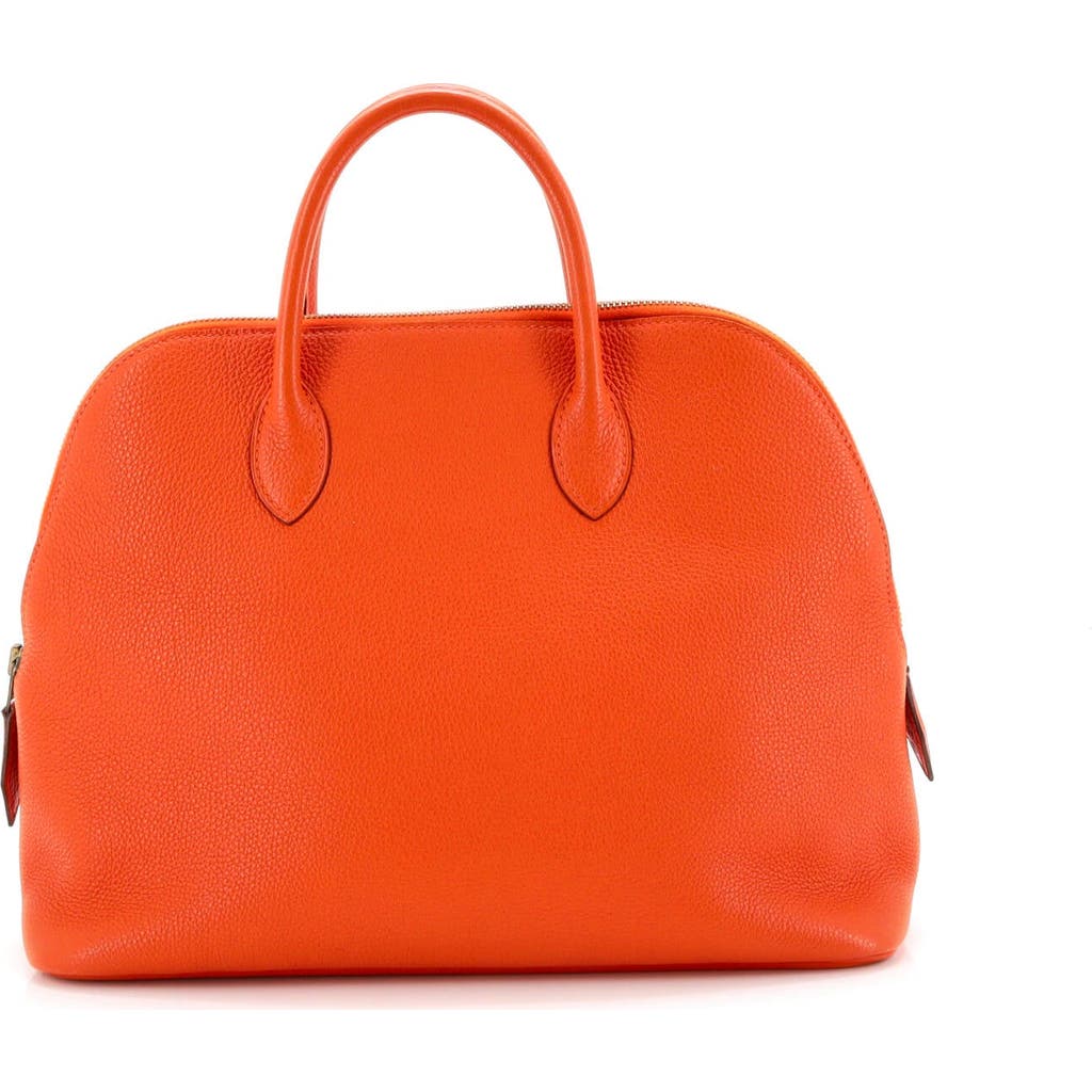 Pre-owned Hermes Hermes Bolide Bag Togo 31 In Orange