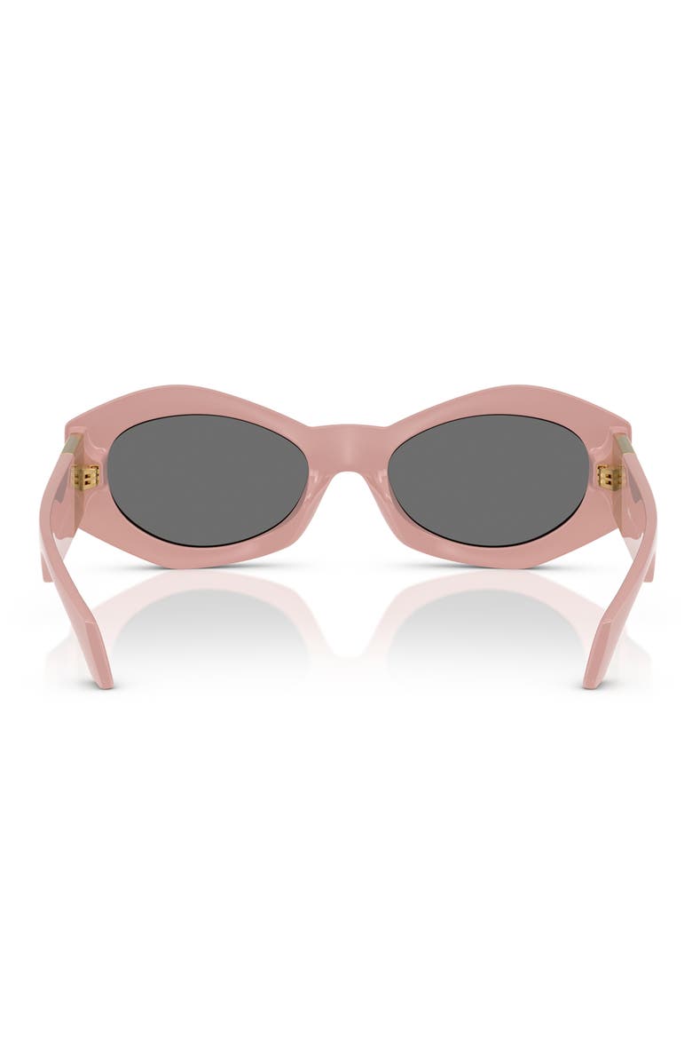 54mm Irregular Sunglasses, Alternate, color, PINK