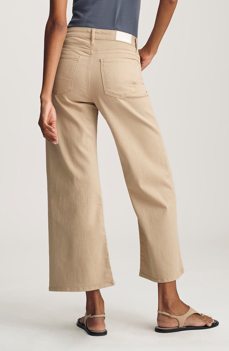 Mavi Jeans Paloma Ankle Wide Leg Jeans, Alternate, color, Corn Silk Flex Blue