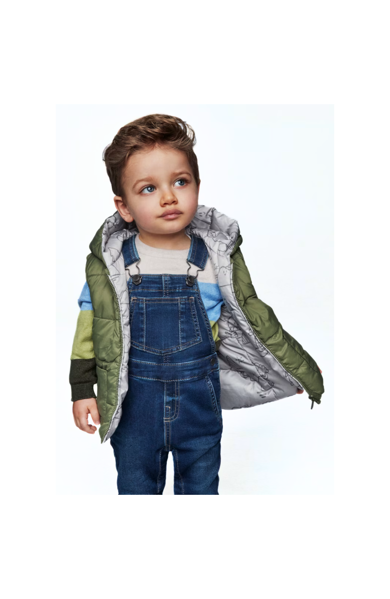 Mayoral Baby Denim Overalls, Alternate, color, Blue