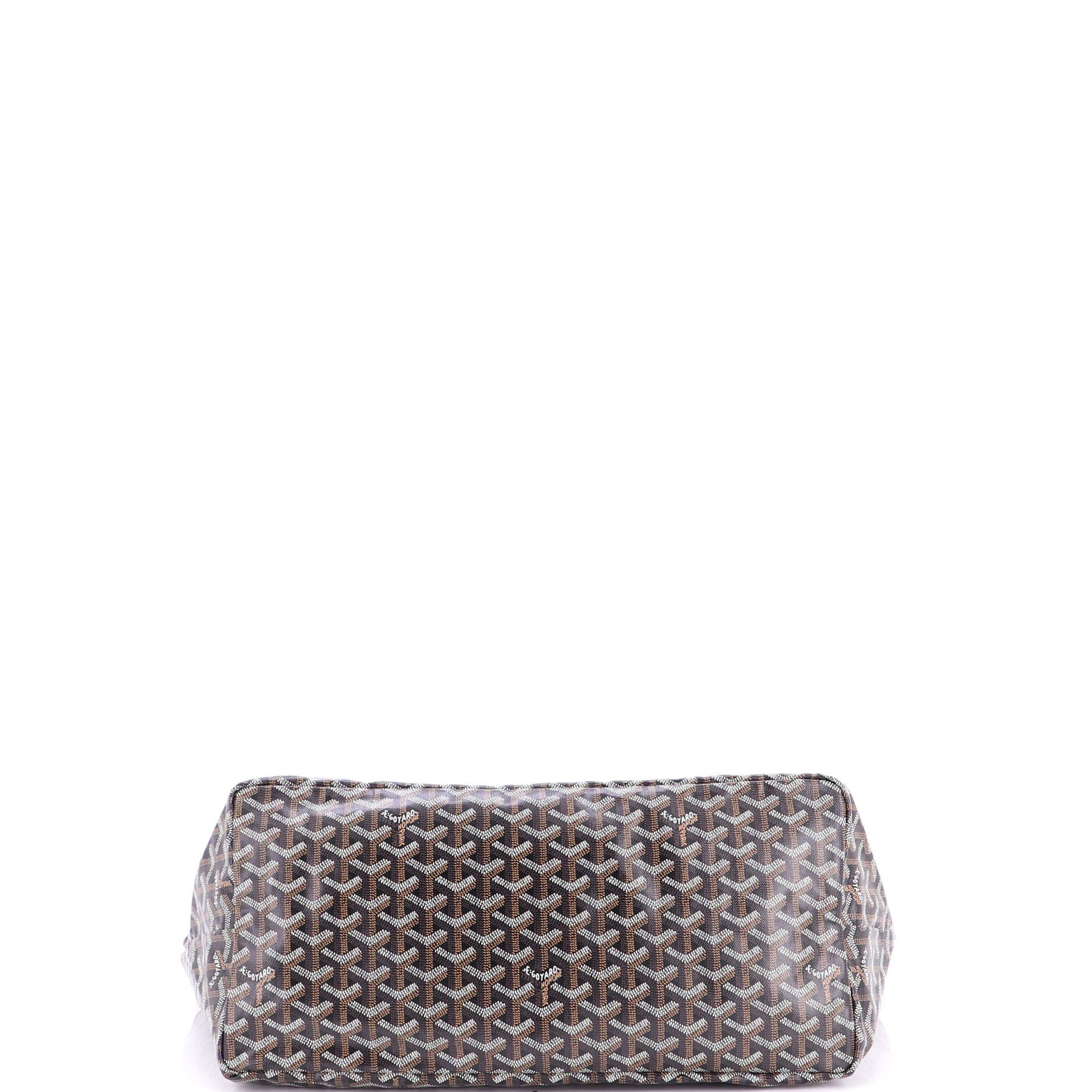 Pre-Owned Goyard Saint Louis Tote Coated Canvas GM, Alternate, color, Brown