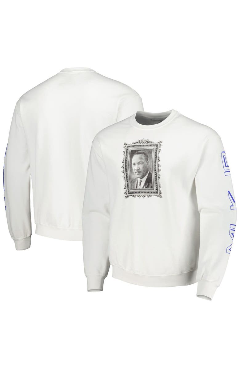 Philcos Unisex Martin Luther King Jr. White Graphic Pullover Sweatshirt, Main, color, 