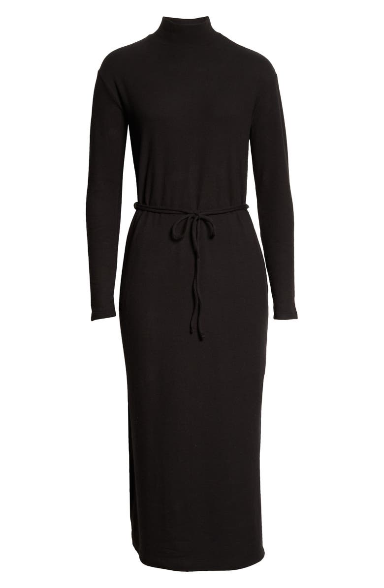 Vince Long Sleeve Mock Neck Knit Dress, Alternate, color,