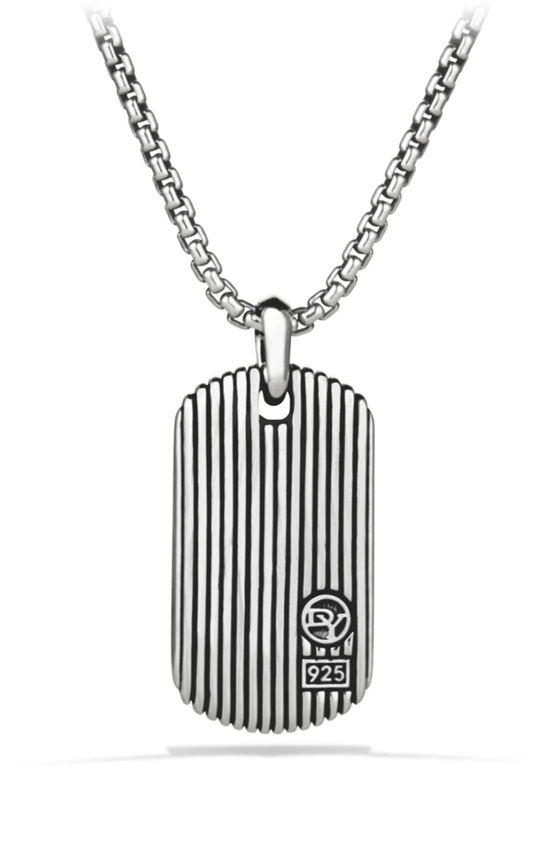 David Yurman 'Royal Cord' Tag on Chain (Men) | Nordstrom