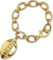 Bowood Lane Varsity Football Charm Bracelet