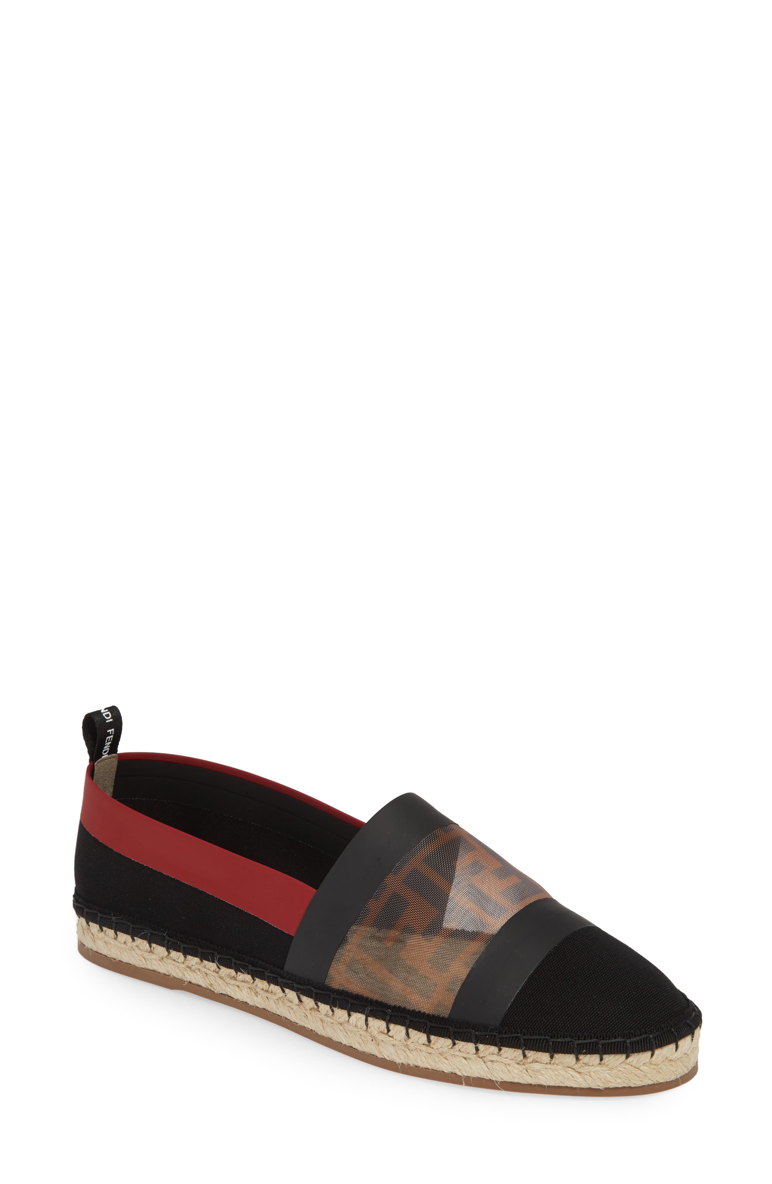 Fendi Colibri Espadrille, Main, color, 