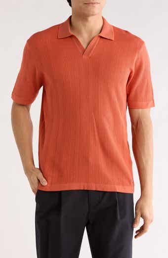 Johnny Collar Ribbed Cotton & Silk Polo Sweater